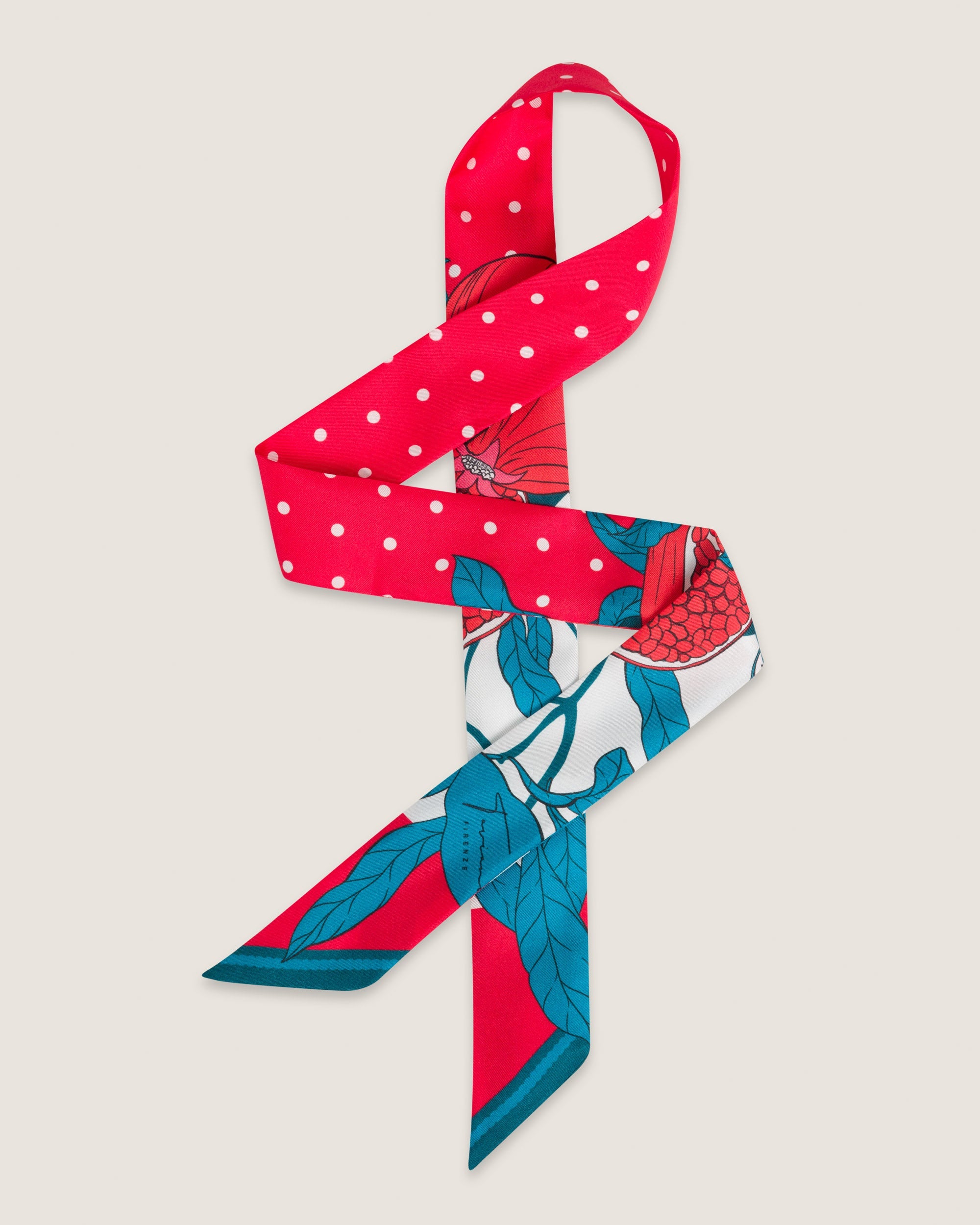 BAG SCARF TWILL MELOGRANO DI SICILIA